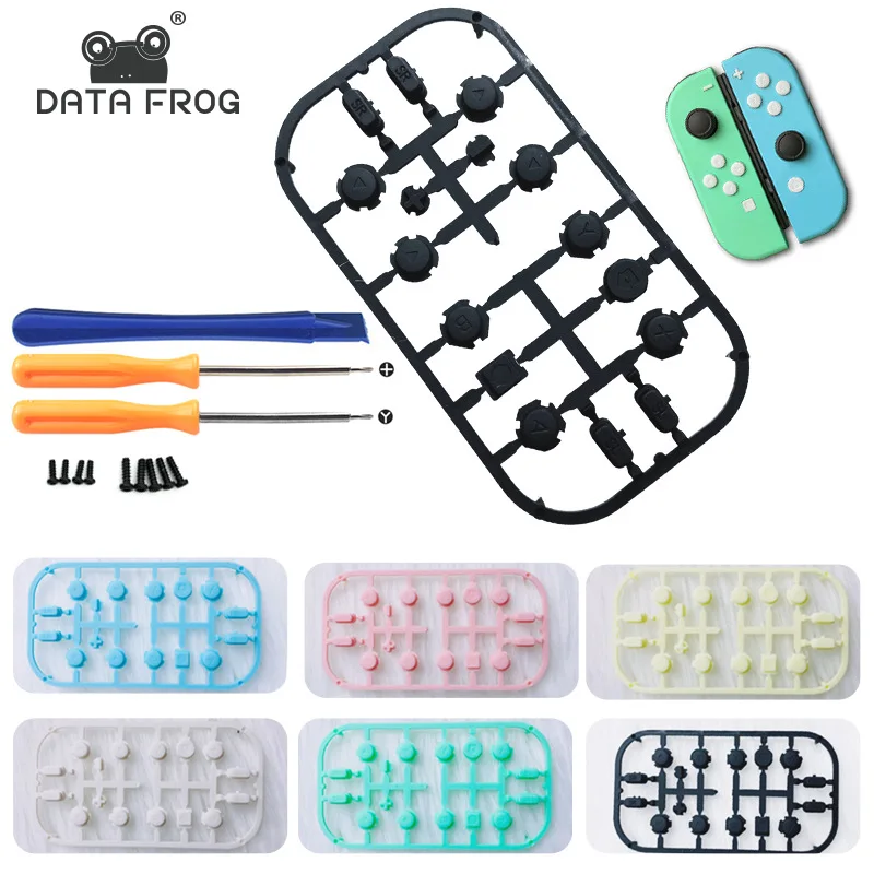 

16Pcs/set Replacement ABXY Direction Keys SR SL L R ZR ZL Trigger Full Set Buttons with Tools for Nintendo Switch Joy-Con