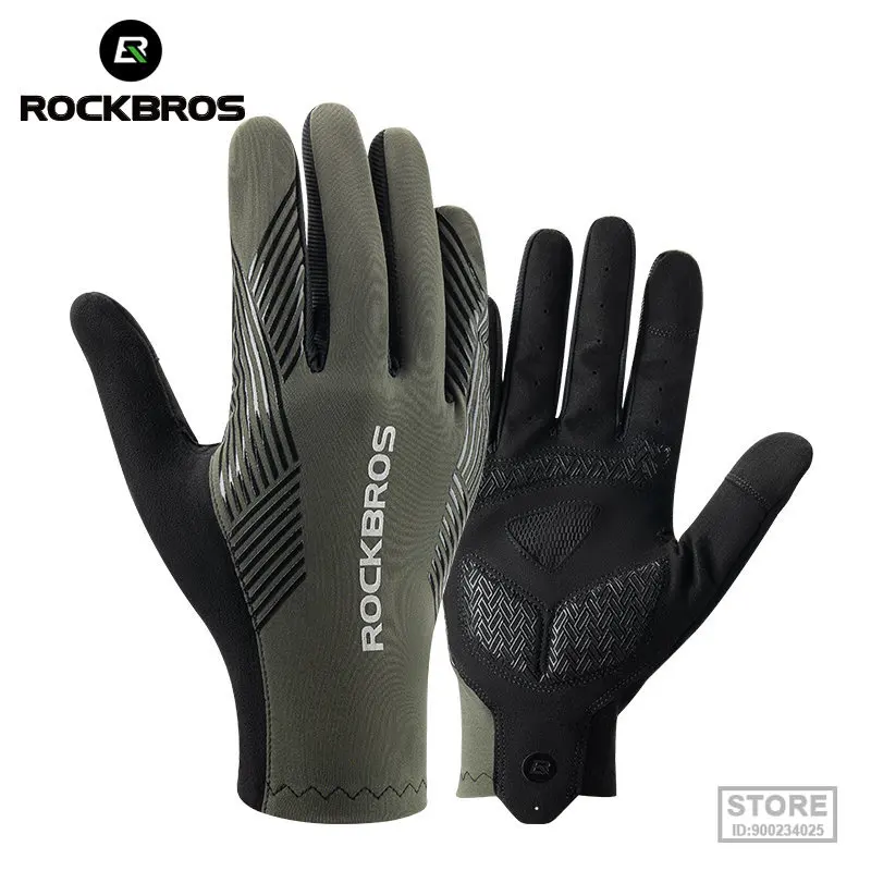 

Велосипедные перчатки ROCKBROS, дышащие Нескользящие митенки с пальцами для работы с сенсорным экраном, для горных и шоссейных велосипедов, для весны и лета