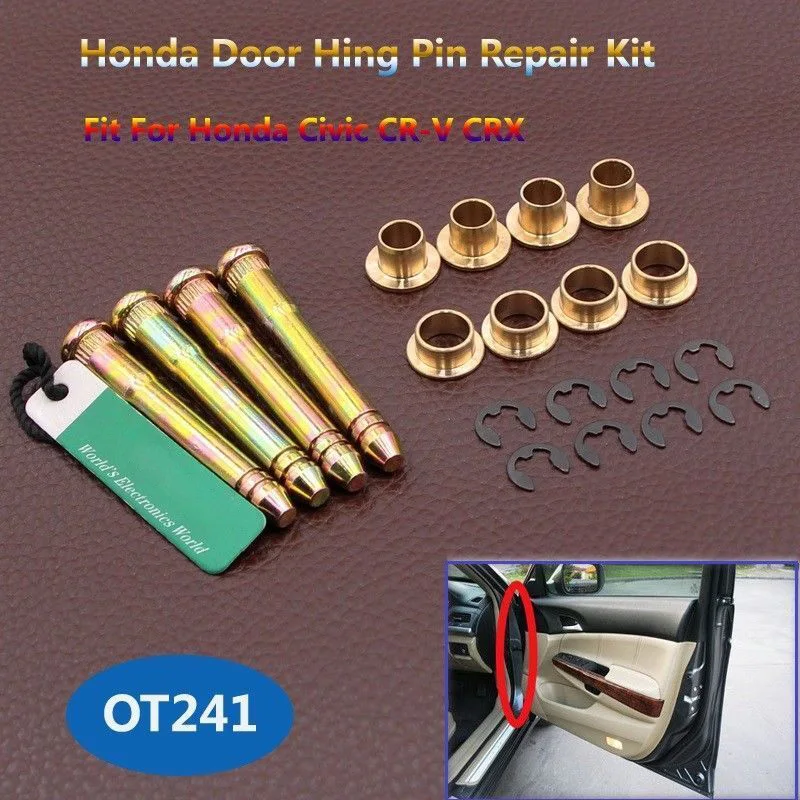 Набор штифтов для дверных петель комплект втулок двух дверей Honda Civic Accord CR-V CRX