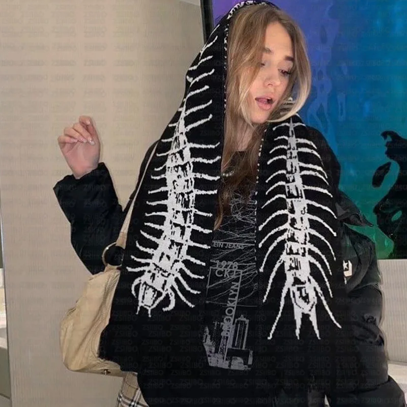 Рисунок 3 - Зимний женский шейный платок TARUXY Y2k с принтом