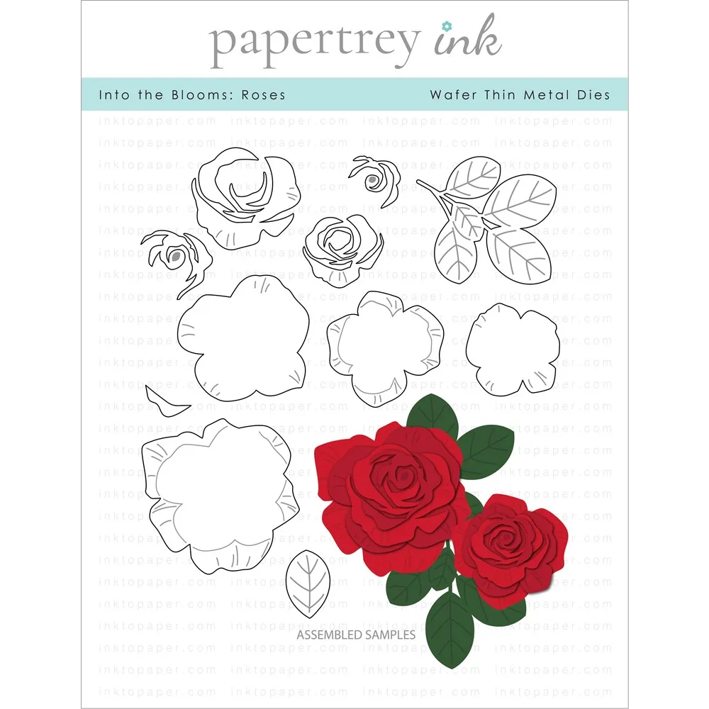 

Beautiful Roses Metal Cutting Die for DIY Scrapbooking Crafts Cut Maker Photo Album Template Handmade Decoration