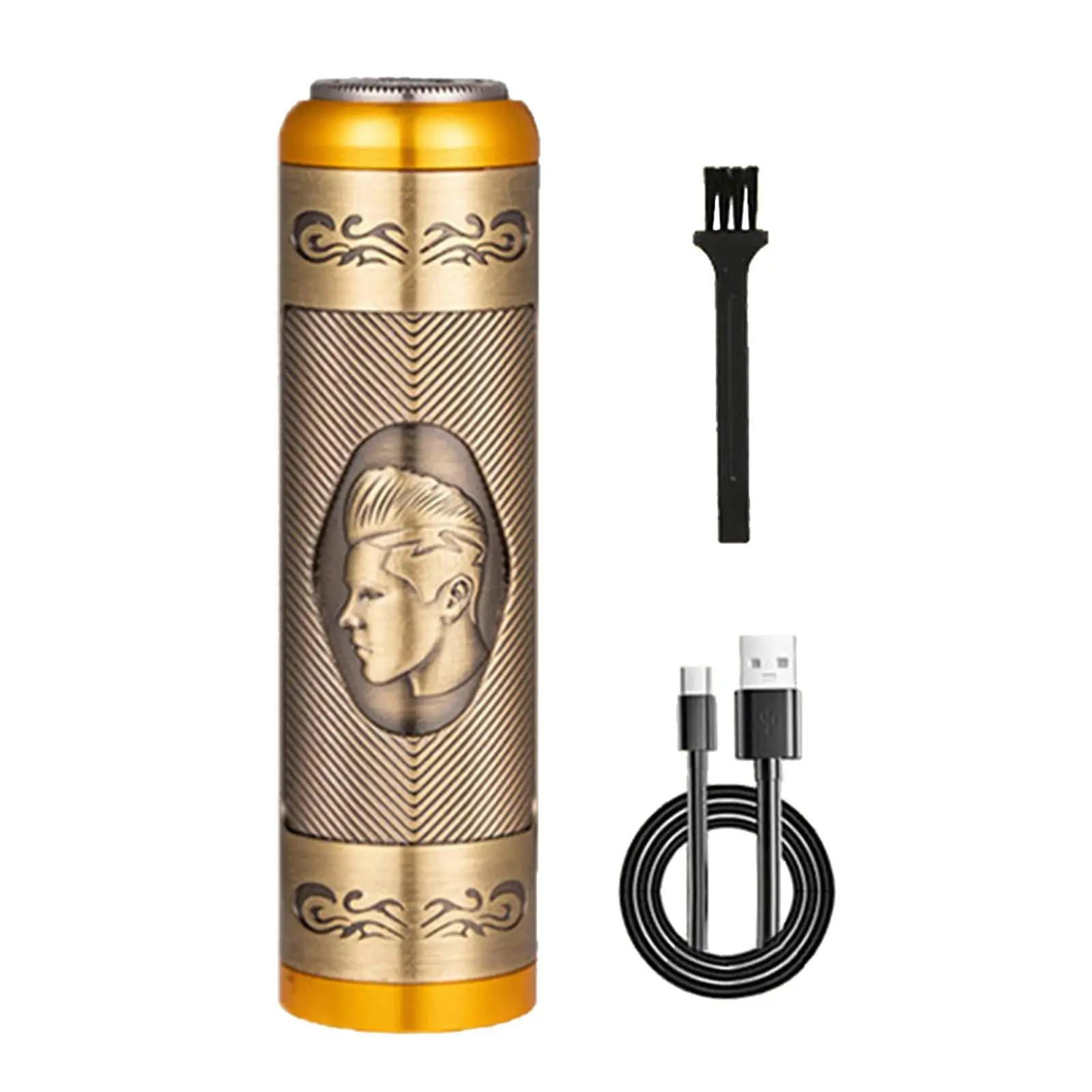 Usb Rechargeable Cordless Wet Dry Use Portable Easy To Use Facial Beard Trimmer Trimming For Travel Home Car Use