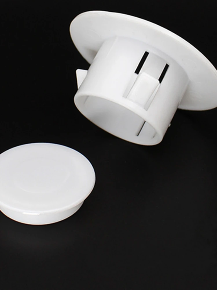 Plastic Vent Cover Reserved Hole Sealing Panel Round Corrector Air Conditioning Pipe Dust Cap Decor For Home Office Hotel |