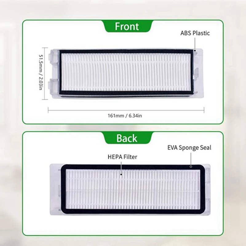 31 шт. сверхпрочные аксессуары для аксессуаров подметальных машин Roborock Q Revo