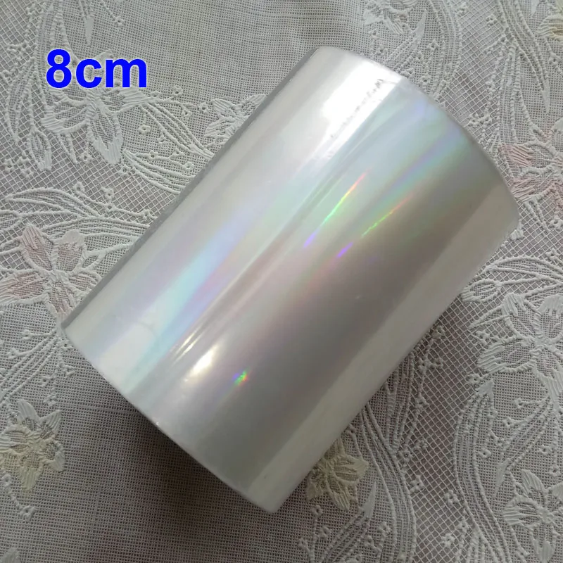 

Голографическая фольга CJEC прозрачная 8 см x 120 м