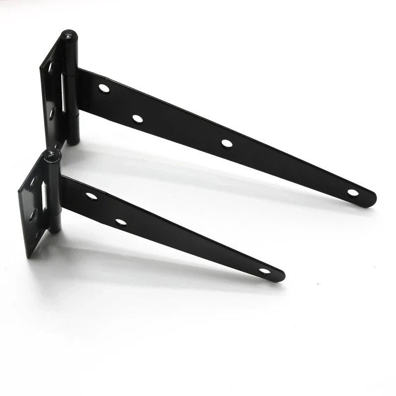 

1PCS 4 Inch T-Strap Hinges Rustic Gate Strap Hinge Rustproof Gate Door Black Hinges For Windows, Fence And Barn Gates