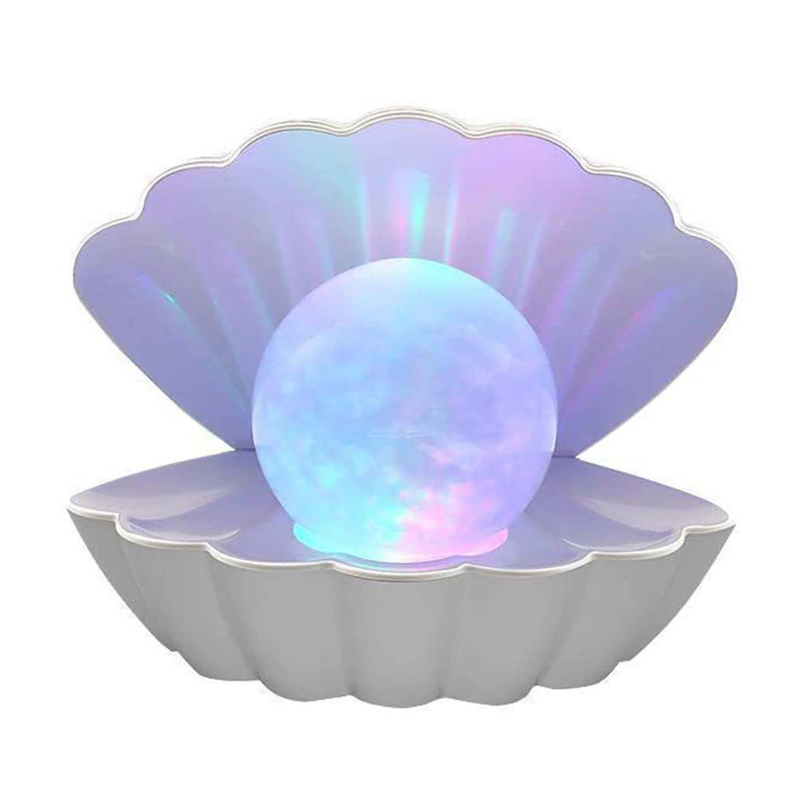 

Desktop Bedside Multifunctional Colour Changing Home Decor Clam Shell Lamp Table Kids Room Mood LED Portable Gift Relaxing