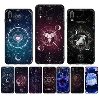 twelve constellations phone case for redmi 8 9 9a for samsung j5 j6 note9 for huawei nova3e mate20lite cover
