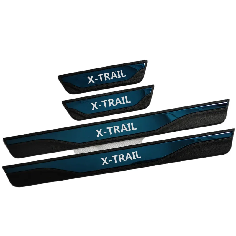 

4 шт./комплект, накладки на пороги автомобиля для Nissan X-Trail X Trail 2014-2021