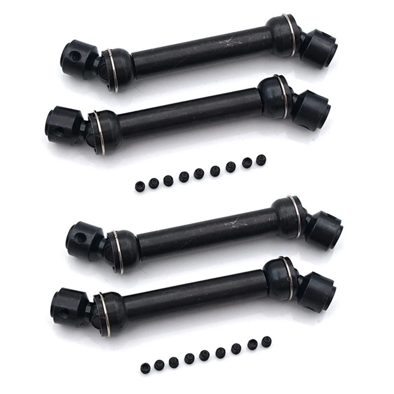 

4PCS 86-126Mm Metal Steel Universal Drive Shaft For RC Crawler Car SCX10 D90 RC Cars Part Accessories