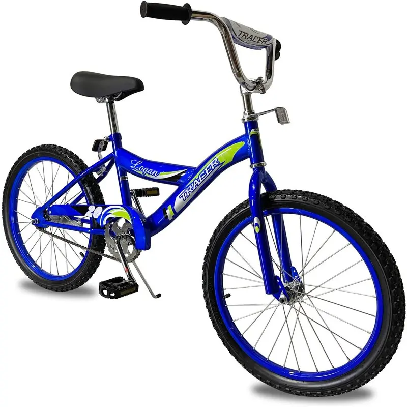 

WonderWheels 20-дюймовая рама для велосипеда BMX S-Type, тормоз для горки велосипеда, цельнокроеный коленчатый хромированный обод, шина велосипеда-синий