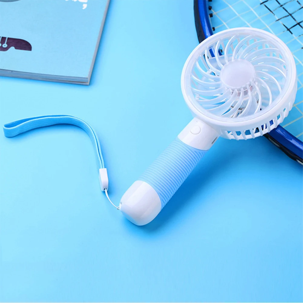 

Summer Electric Mini Fan Handheld Student School Office Multifunction Cooling USB Rechargeable Home Outdoor Camping Gift