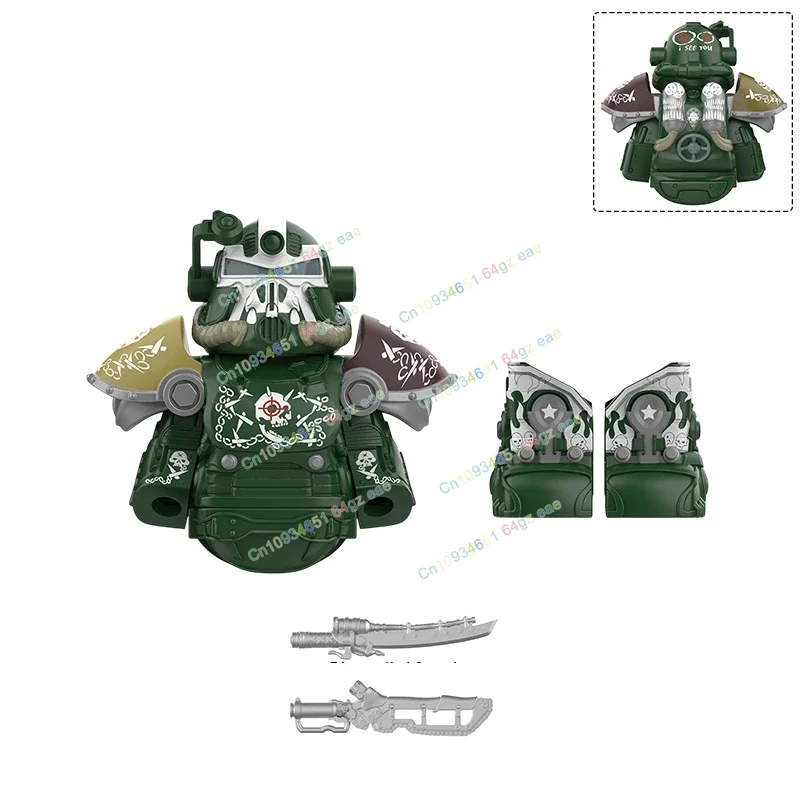 MOC Game Armor Солдаты Кирпичи Сборка Строительные блоки Оружие Аксессуары Фигурки Дети для игрушек Подарки W1352 W1353 W1354 (art.: 3920cf99adbc9) - 3920cf99adbc9