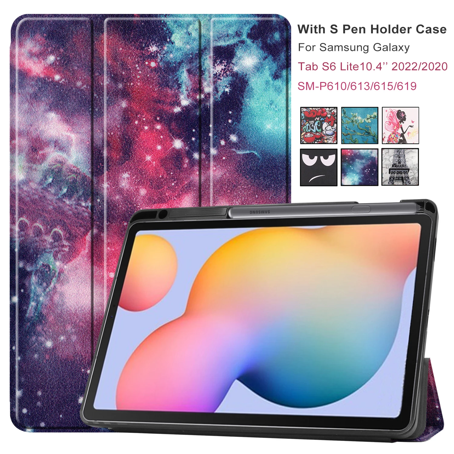 

Чехол для Samsung Galaxy Tab S6 Lite 2022 дюйма с держателем для карандашей