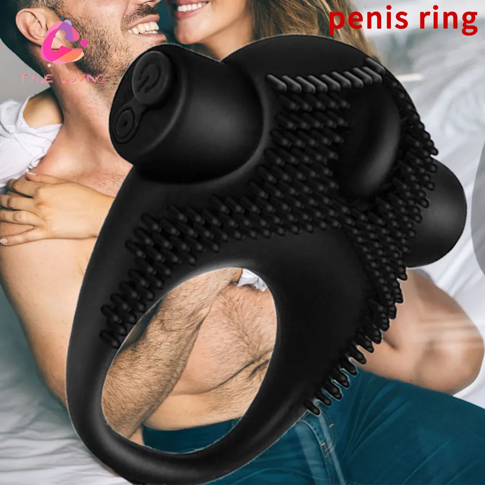 Мужское кольцо для пениса черное клитора вибратор вибриров Насадка На Пенис