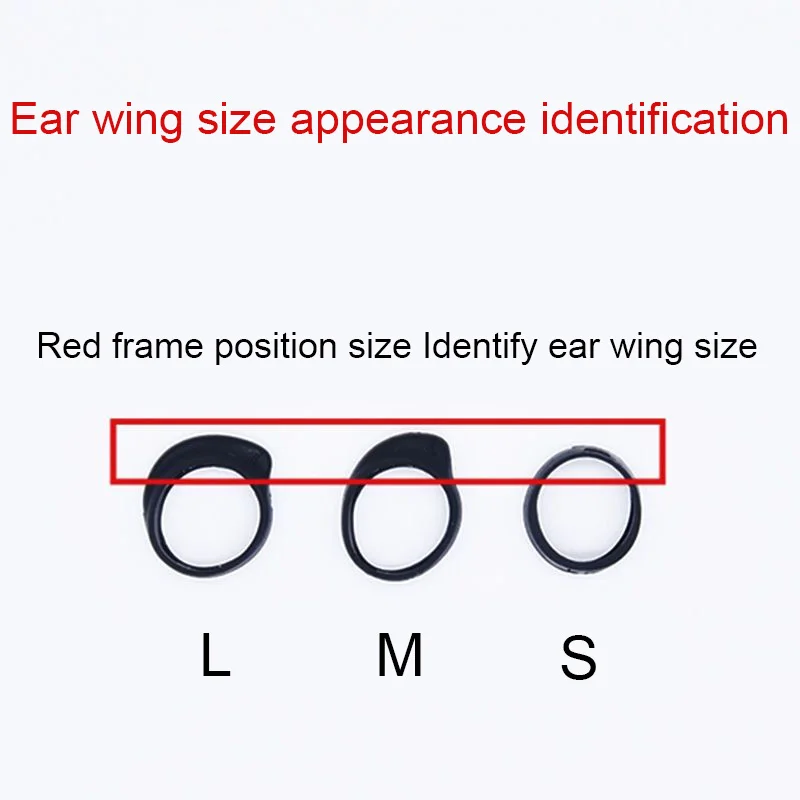 3 пары сменных силиконовых насадок для наушников Samsung Galaxy Buds 2 вкладыши крючки