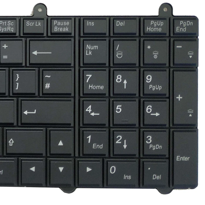 Новая британская клавиатура с подсветкой для Clevo P157sm P177sm V 132150 bk3 6-80-p17s0-010-3 Черная