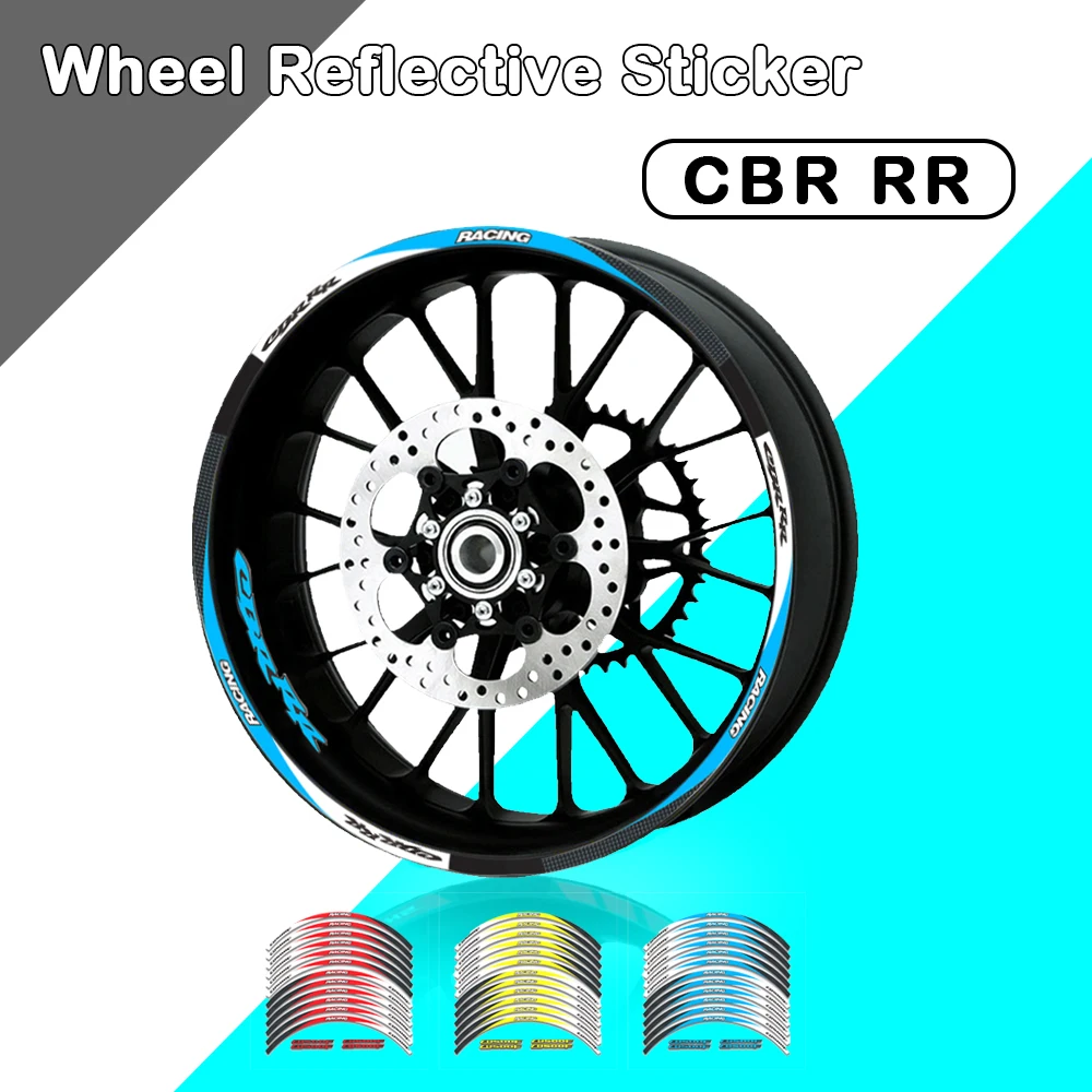 

for HONDA CBR650F CBR 650F Reflective Rim Tape Strips for Motorcycle Car Wheel Tire Stickers Motorbike Auto Decals