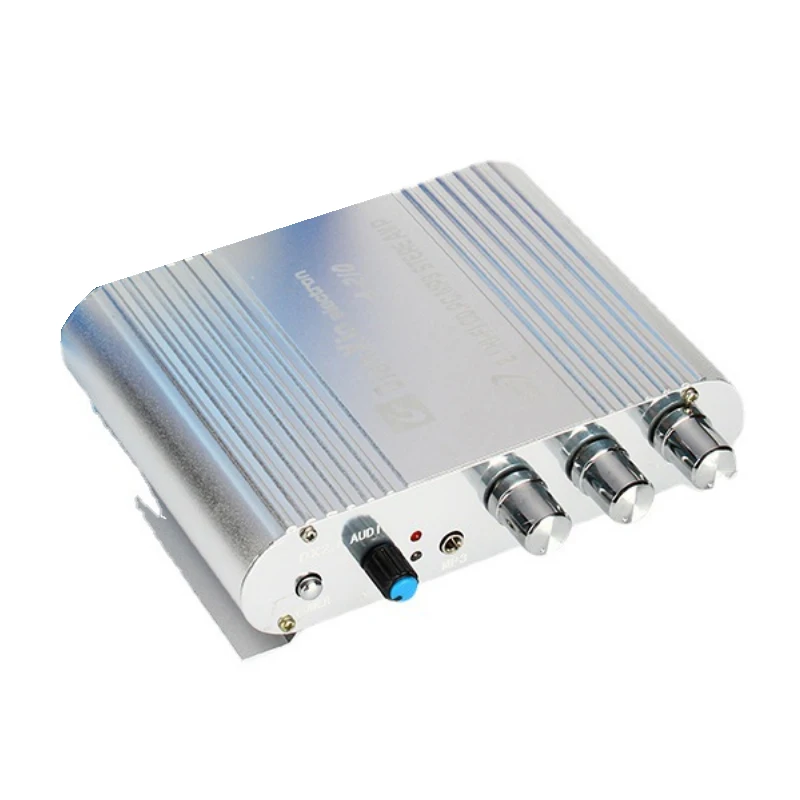 UNISIAN TDA8964 Audio Amplifier 2*40W+50W 2.1 Channels HIFI Car Amplifiers Subwoofer DC12V with Metal Case Shell