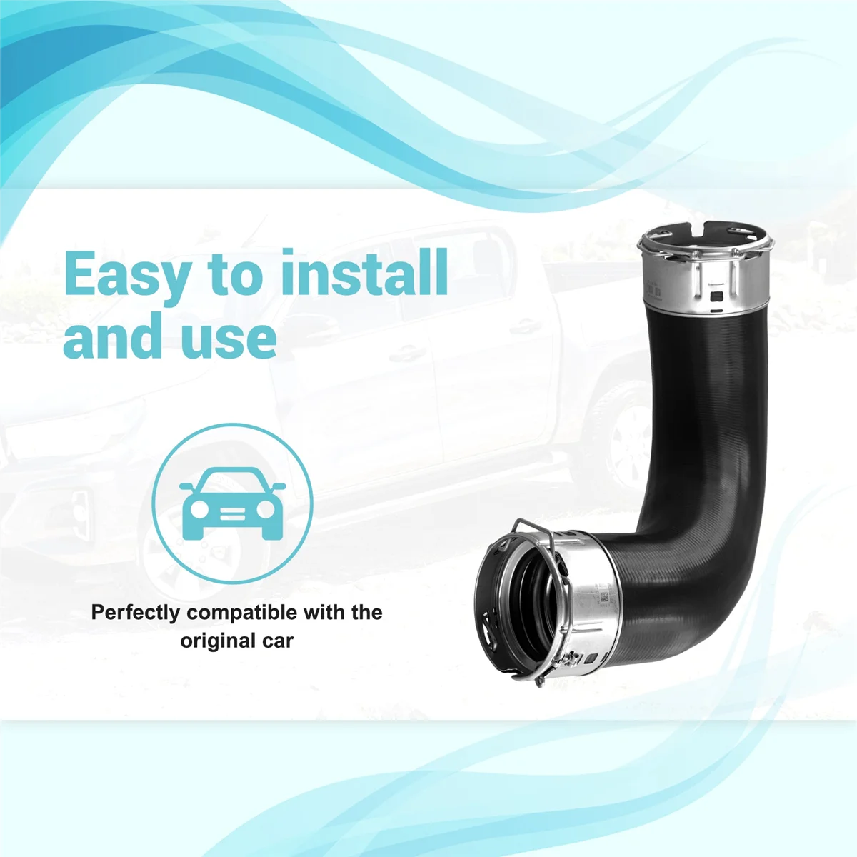 Воздушный шланг турбокомпрессора интеркулера 173020 E021 17302-0E021 для Toyota Hilux Pickup 1GD 2GD