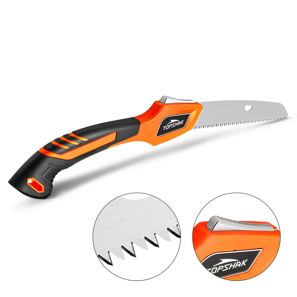 

Складная ручная пила TS-DS2 8 дюймов 210 мм, пила для кемпинга, портативные секаторы, садовый секатор для резки Деревянных Веток