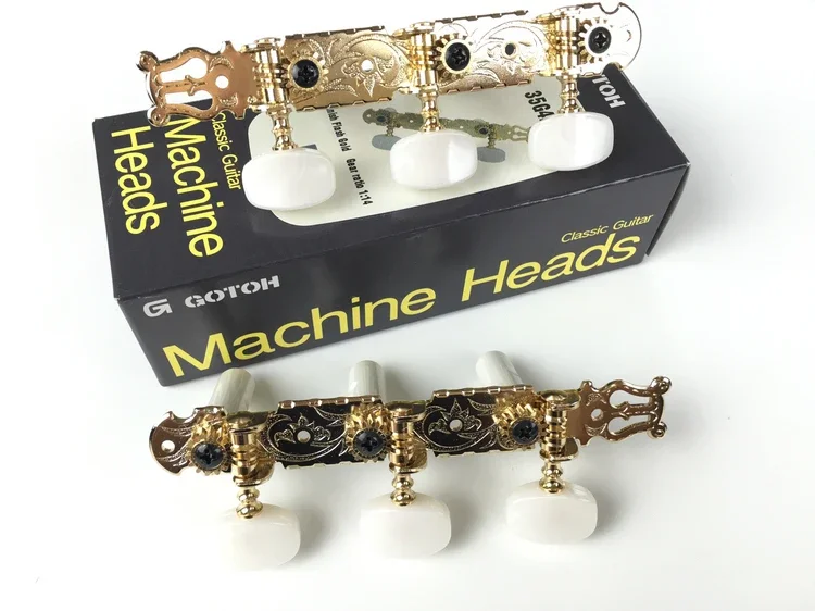 GOTOH 35G450 Золотые колки для классической гитары тюнеры СДЕЛАНО В ЯПОНИИ