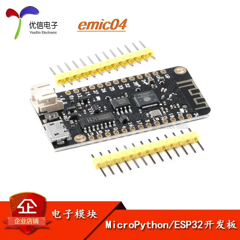 

Оригинальный stock MicroPython ESP32 V1.0.0 Rev1 wifi 4MB FLASH