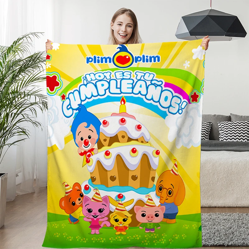 Теплые зимние одеяла P-Plim P-Plims флисовые мягкие для сна на заказ кемпинга