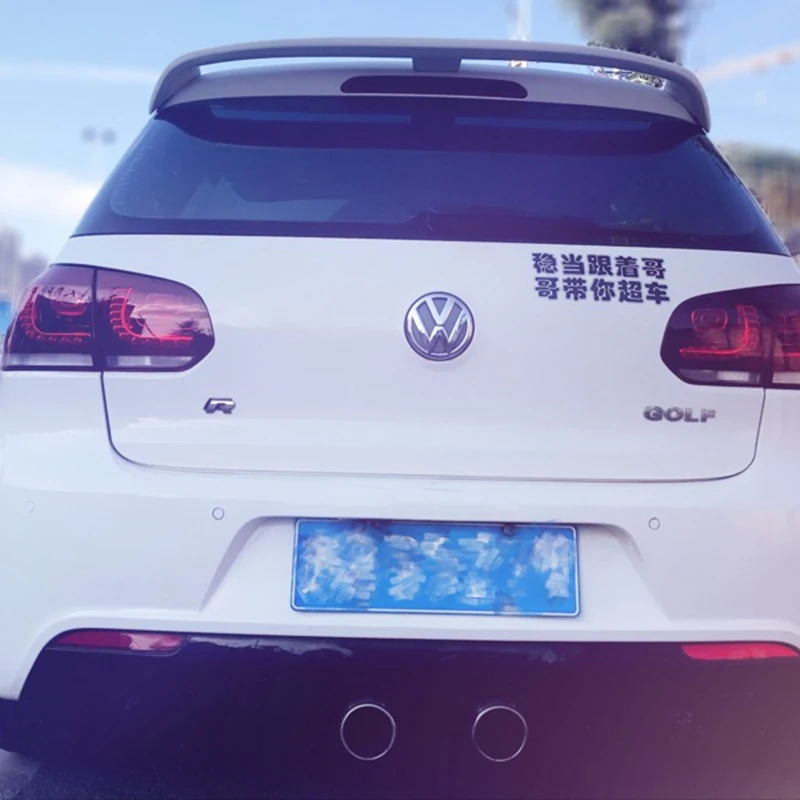 Спойлер для volkswagen Golf 6 2010-2013 модель светильник высококачественный ABS материал