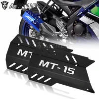 motocycle accessories for yamaha mt 15 mt15 mt 15 yzfr15v3 2017 2020 yzf r15 v3 exhaust pipe crash protector heat shield covers