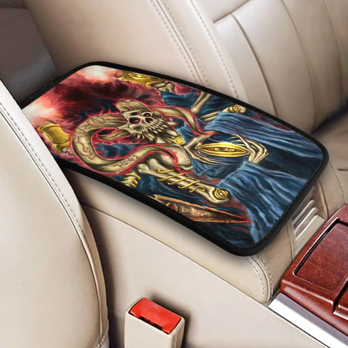 

Dark Ritual By DefiledVisions On DeviantArt Car Accessories Car Handrail Box Cushion Custom Print Non-slip Car Armrest Cover