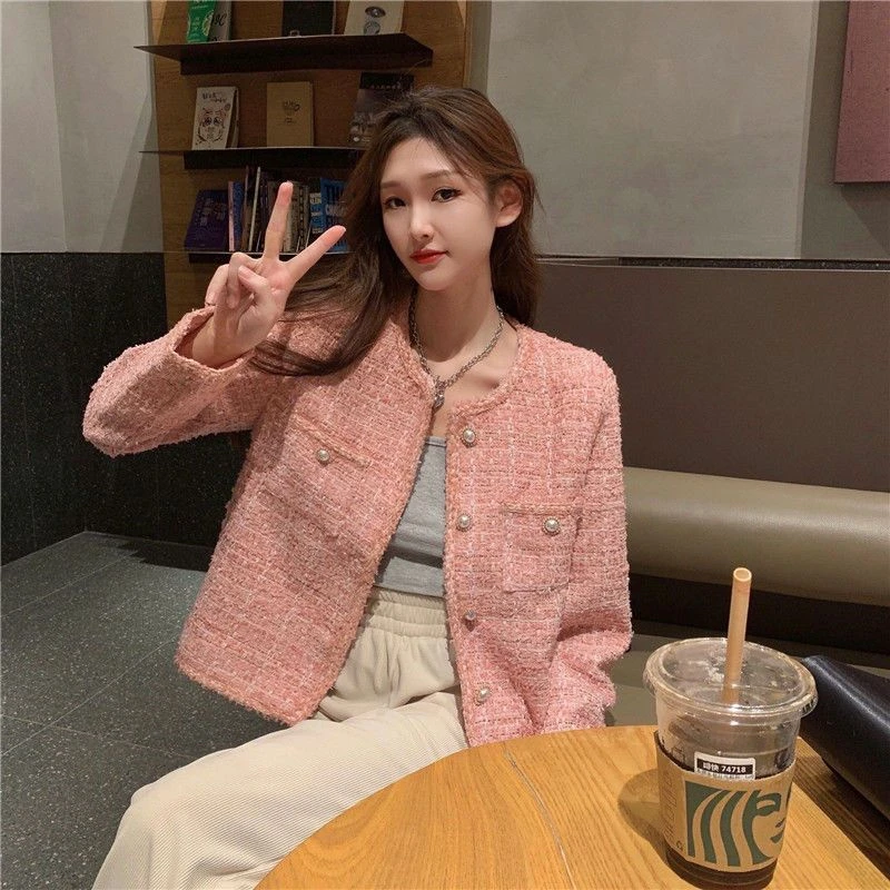 Новинка весна-осень 2023 модное женское Короткое Пальто Pure Desire Wind удобная