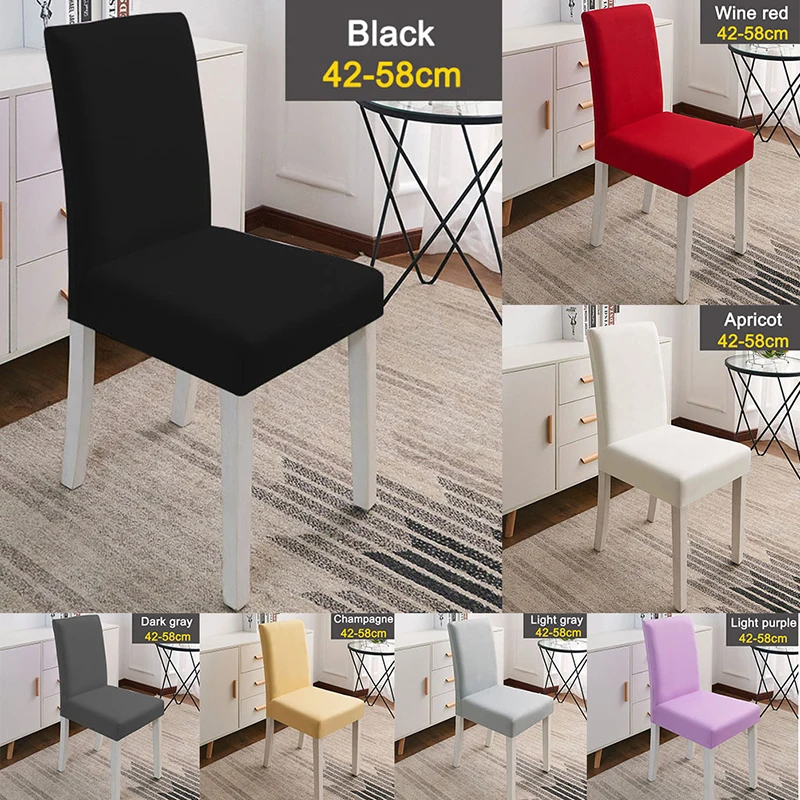 

Chair Covers Slipcover Adjustable Dining Room Chair Seat Protector Housse Chaise for Home Office Stool