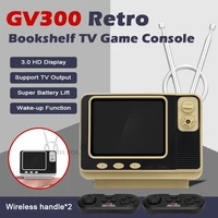 new mini retro tv game console handheld video game console digital watch built in 108 different games for nes av out gv300