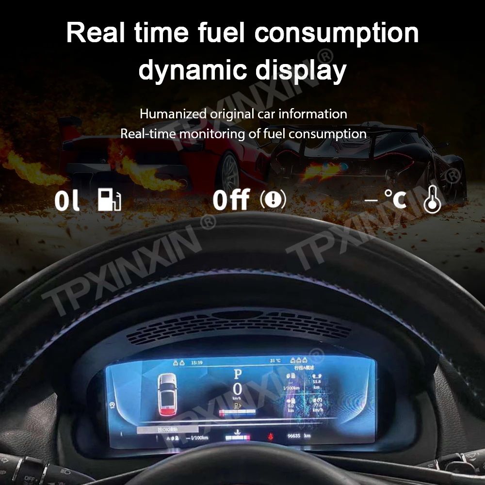 Цифровой ЖК-кластер для Jaguar XJL 2010 2011 2012 2013 2014 2015 2016 2017 2018 2019 Автомобильная цифровая