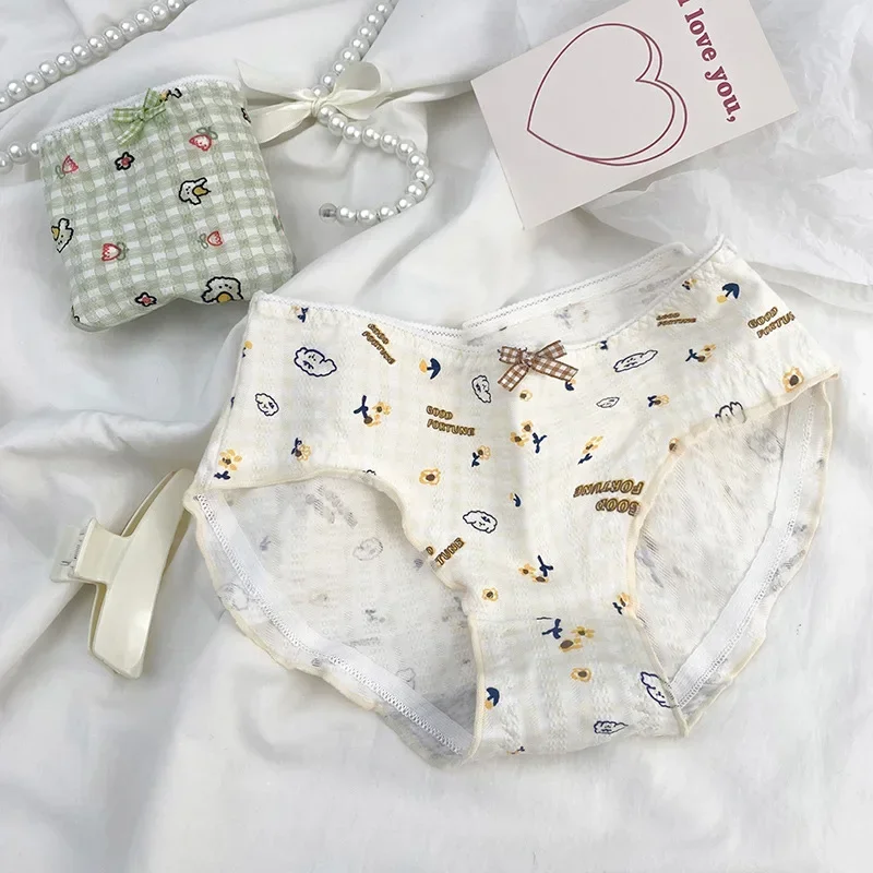 

Japanese underwear female Xianqi lovely wind waist pure cotton crotch sexy thin breathable pure cotton women's underwear