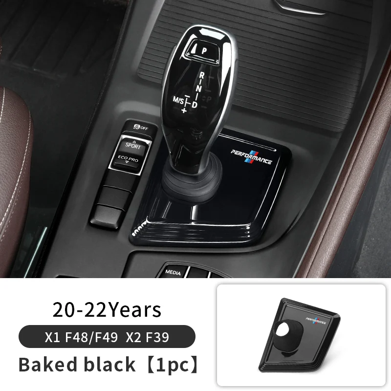 

Карбоновая черная накладка на панель переключения передач автомобиля для BMW X1 F48 X2 F39, ручка переключения передач, крышка багажника, аксессуары для украшения интерьера автомобиля