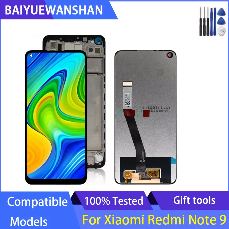 

ЖК-дисплей 6,53 дюйма для Xiaomi Redmi Note 9, сменный экран для Redmi 10X, 4G, ЖК-дисплей M2003J15SG, детали для M2003J15SC, оригинал