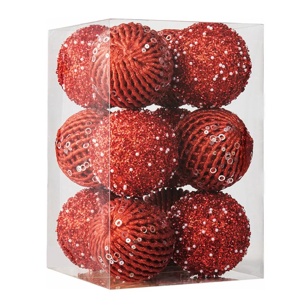 

Рождественские шары из пенопласта 8/10 см