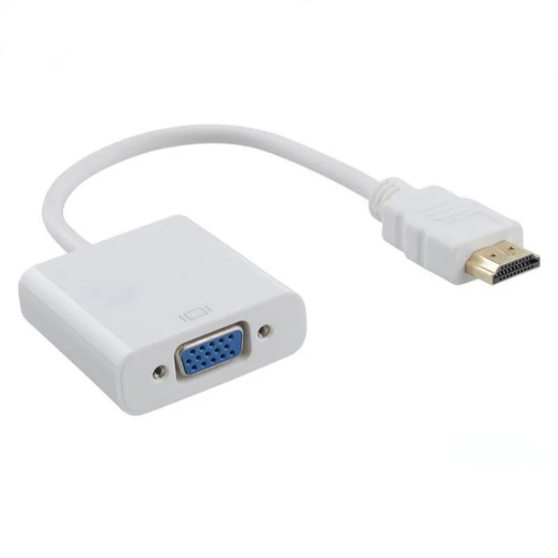 

HDMI-compatible To VGA Adapter Cable HD 1080P Digital To Analog Video Audio Converter for PS4 TV Box To Projector Display
