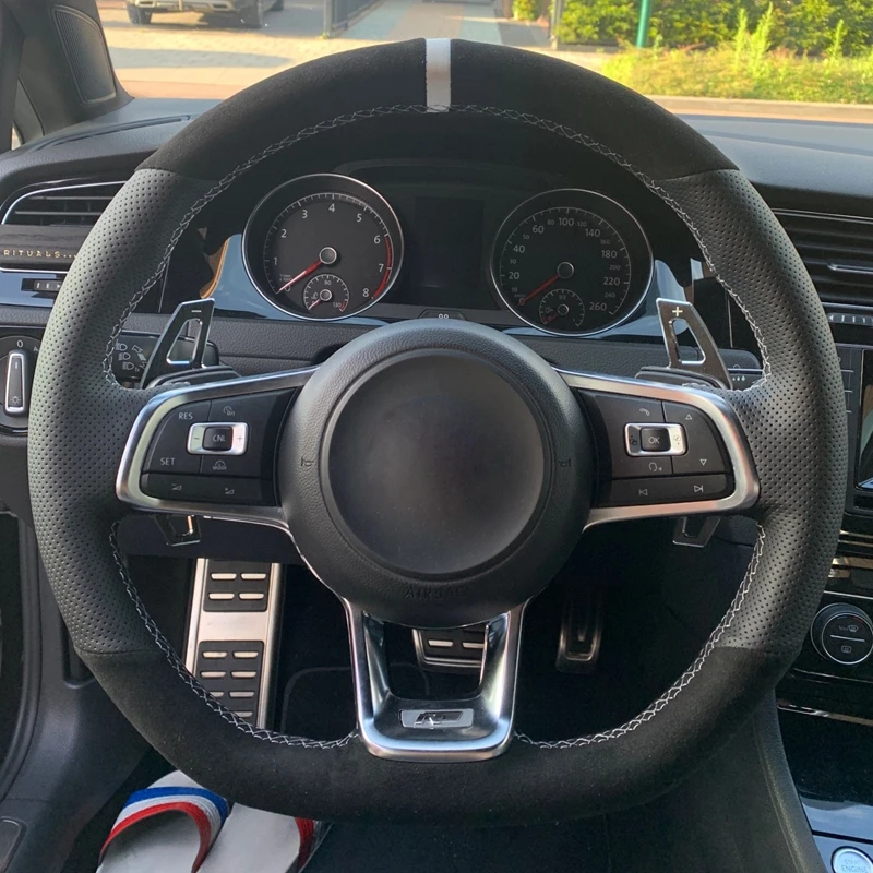 Оплетка на руль автомобиля замшевые аксессуары для автомобильного интерьера