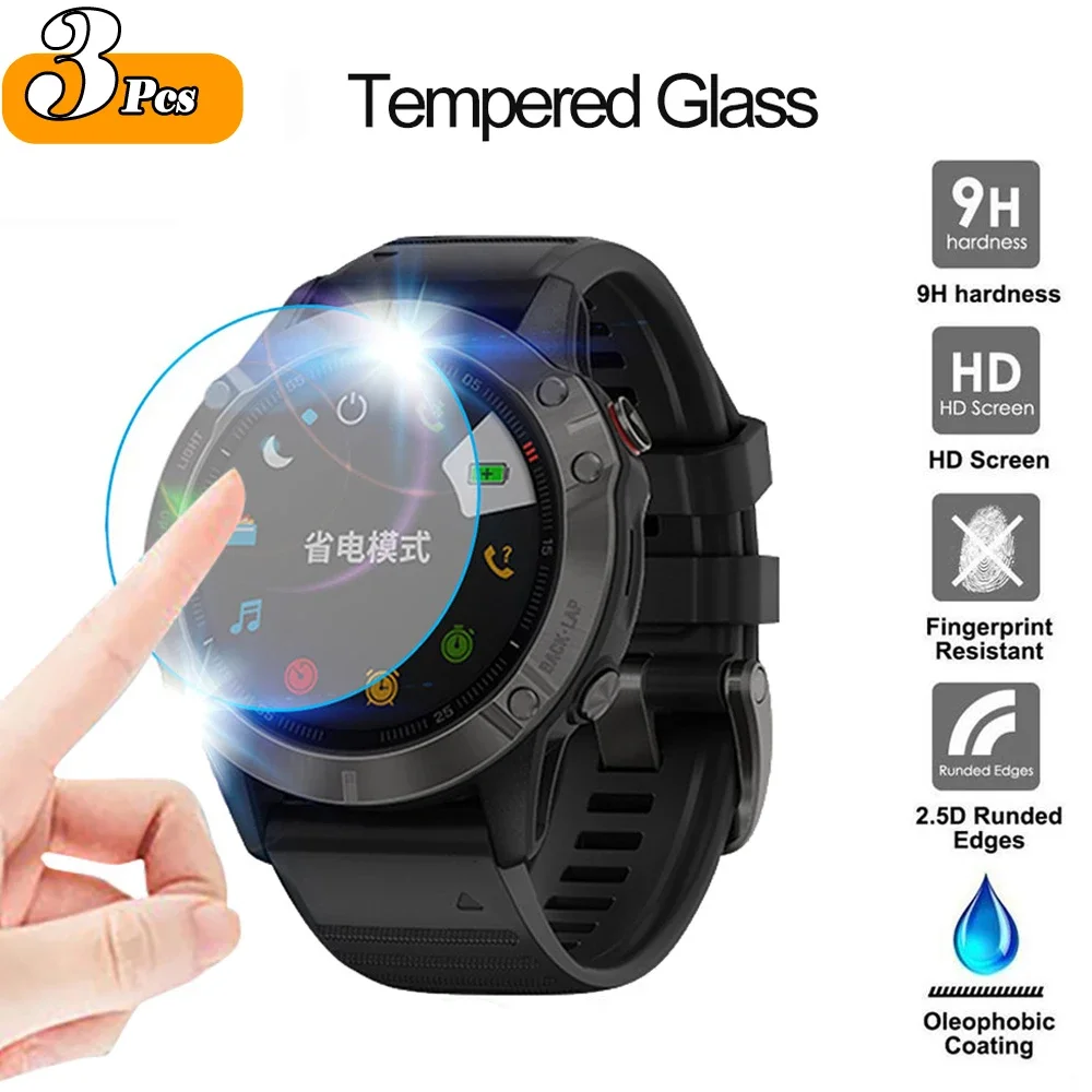 Защитное стекло из закаленного стекла для Garmin Fenix 7 7S 7X 6 6S 6X Pro защитная пленка