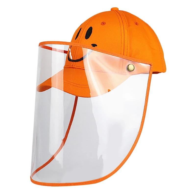 

Детская Защитная шапка, съемная Пыленепроницаемая Кепка с милым рисунком, бейсбольная кепка для мальчиков и девочек