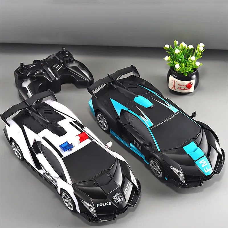 

1:18 Electric RC Transformation Robots Car One-key Deformation Car Remote Control Sports Car Model For Children Boys Xmas Toys