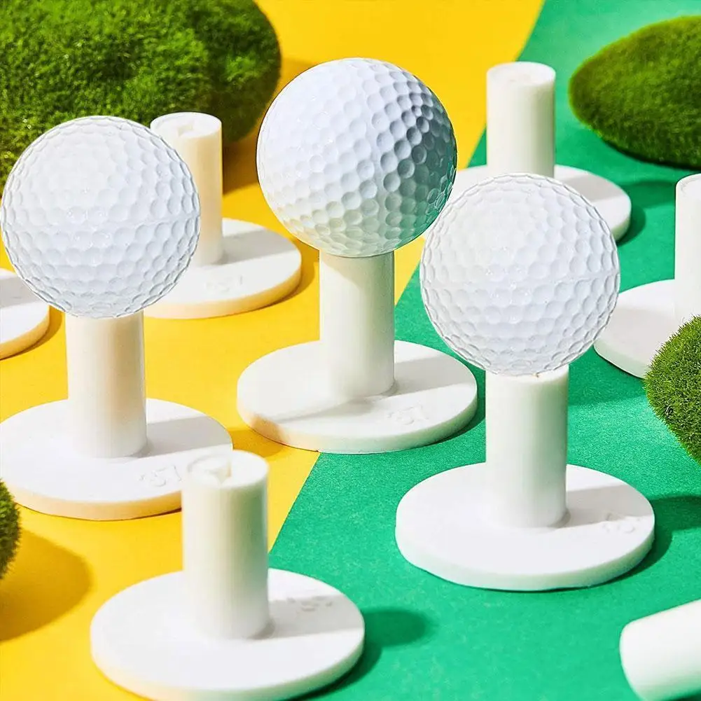 

10pcs Rubber Golf Tees Stability Tee Holder 5 Colors 3.8 Height Golf Training Aid For Driving Range And Practice Mat New L6n0