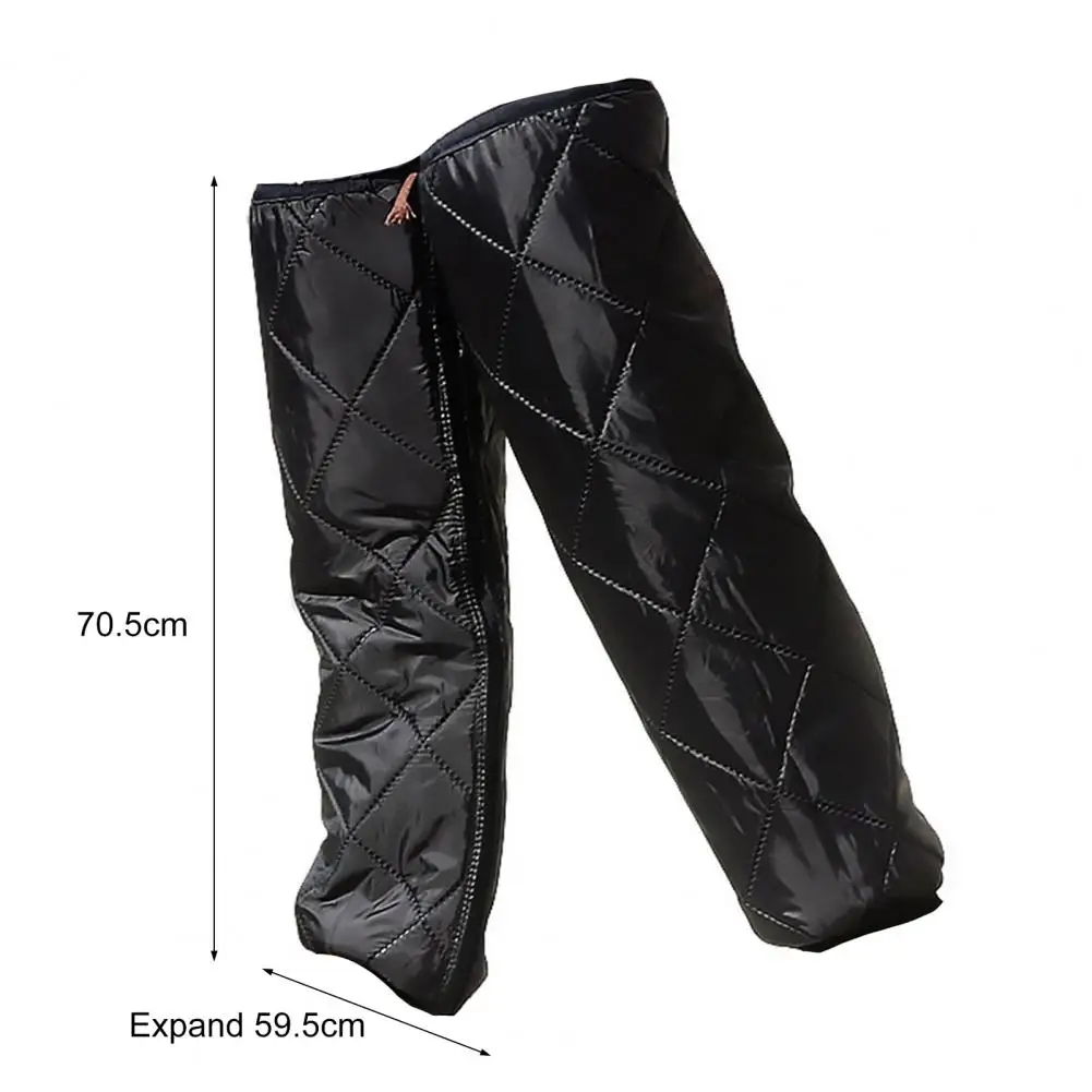

Convenient Knee Leg Sleeves Wide Application Drawstring Portable Motocross Knee Shin Pads Warm Leggings Covers Keep Warm