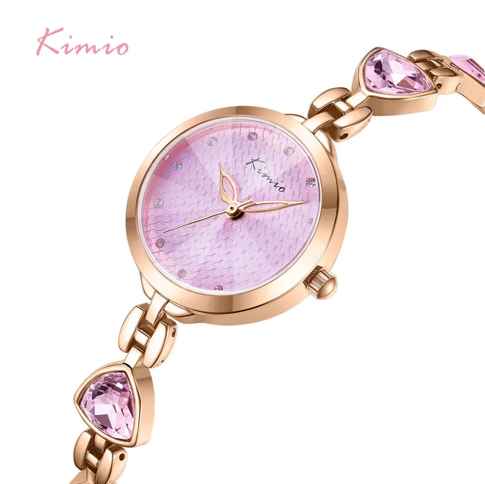 

A1670 Women Bracelet Watches Luxury Ladies Crystal Quartz Watch Gem Dress Wristwatch