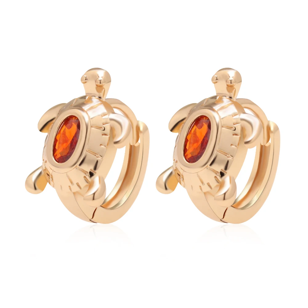 

Animal Turtle Modern Charms AAA Zircon Earrings Women's Accessories Vintage Luxury Gold Plated Jewelry
