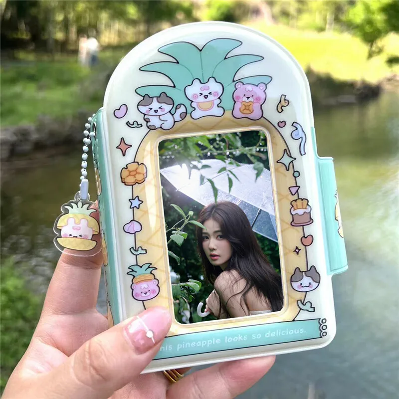 Органайзер для открыток брошюра 3 дюйма фотокарточки держатель фотокарт альбом