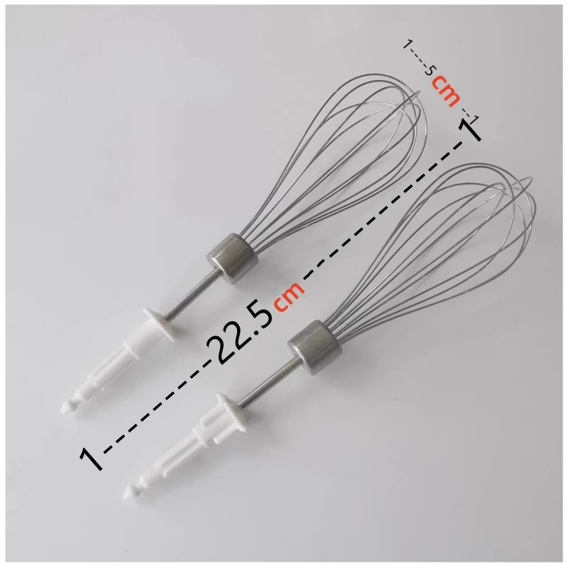 1 set (2pcs) mixer whisk for Bosch MFZ4020 MFQ4020 MFQ4030 M